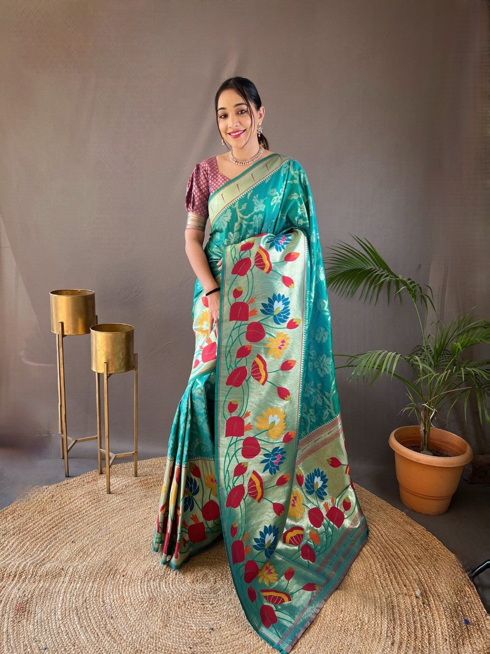 Pure Paithani Silk Saree