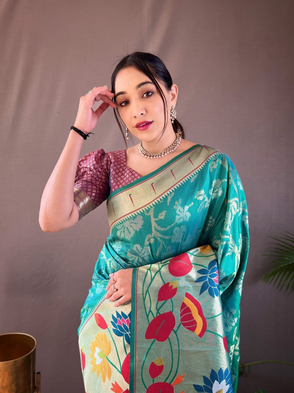 Pure Paithani Silk Saree