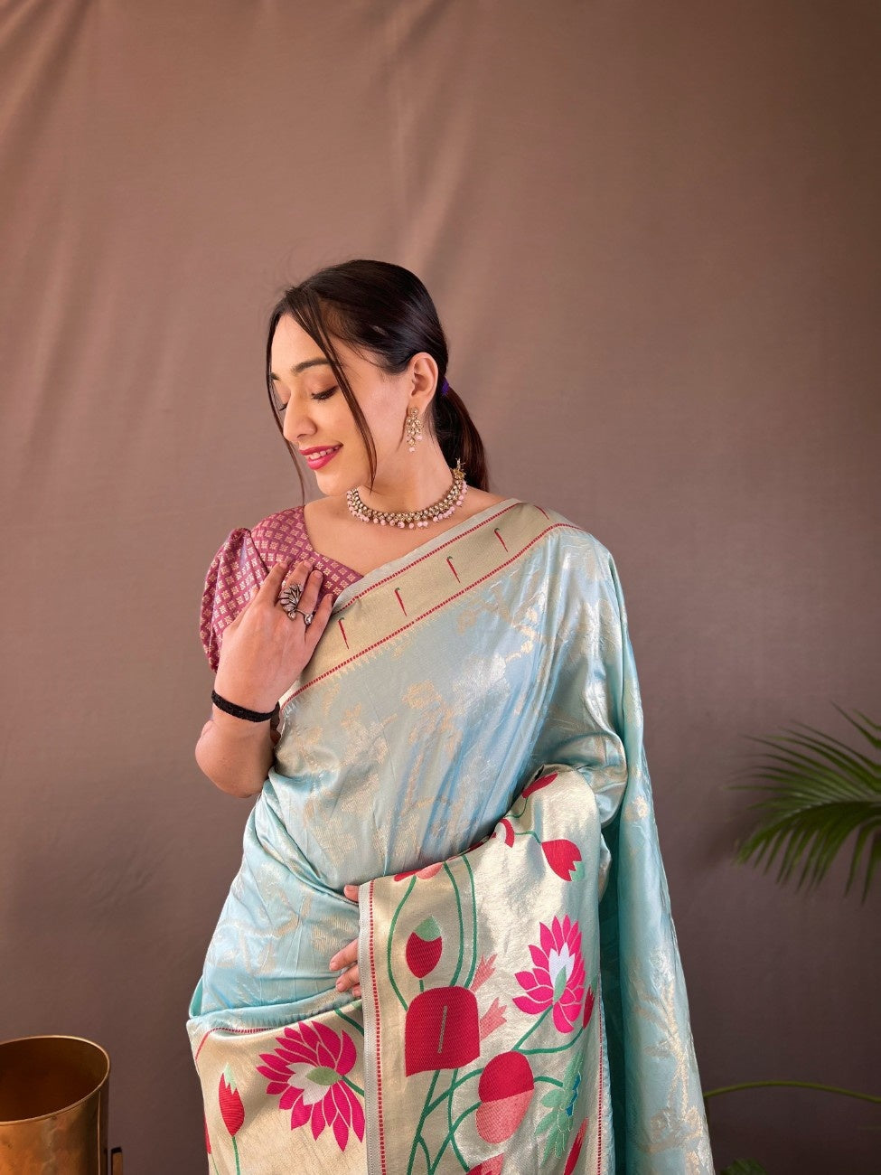 Pure Paithani Silk Saree