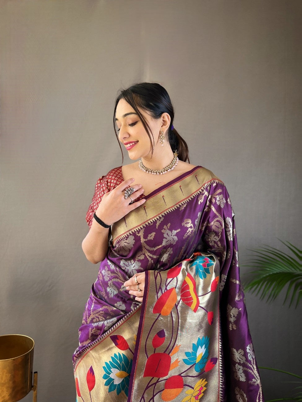 Pure Paithani Silk Saree