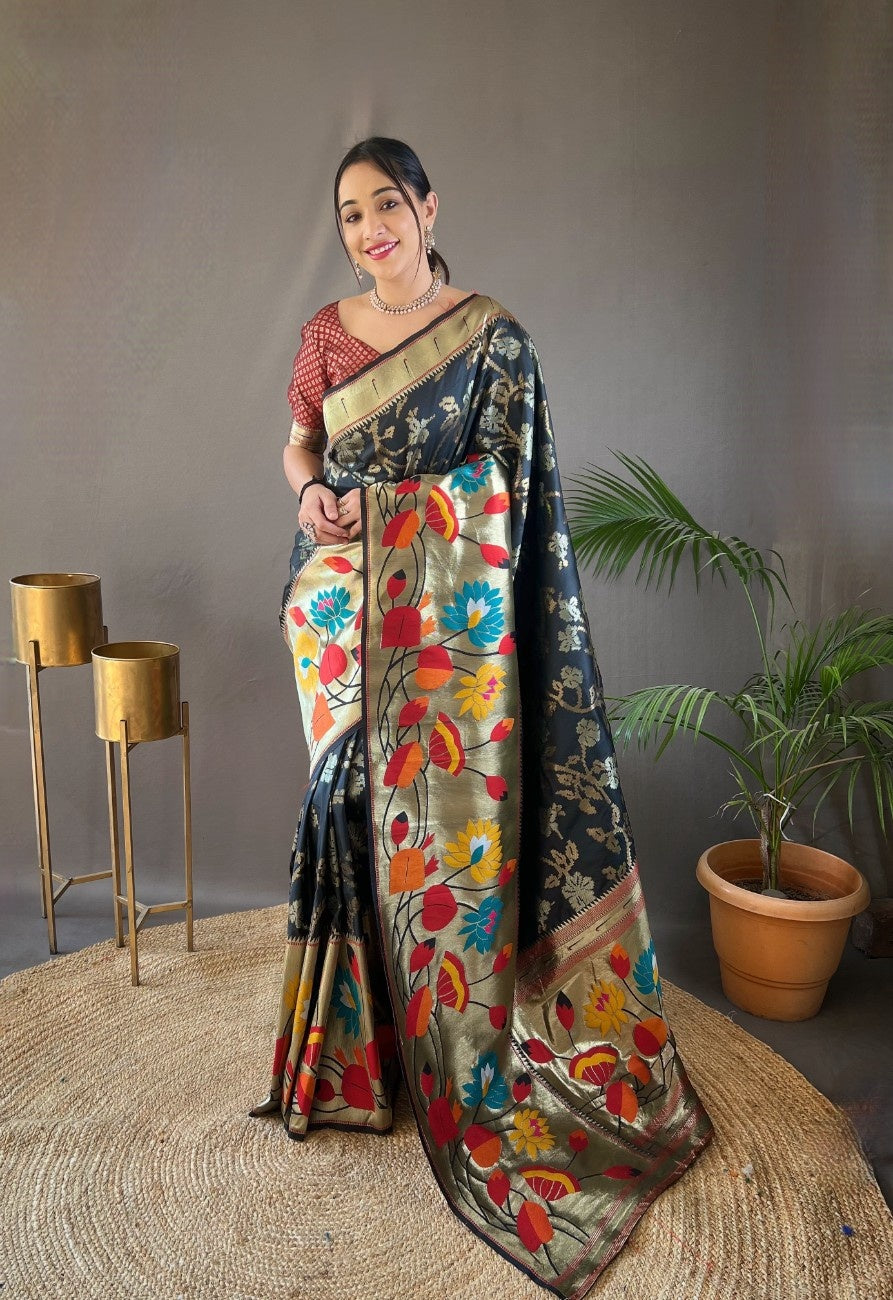 Pure Paithani Silk Saree