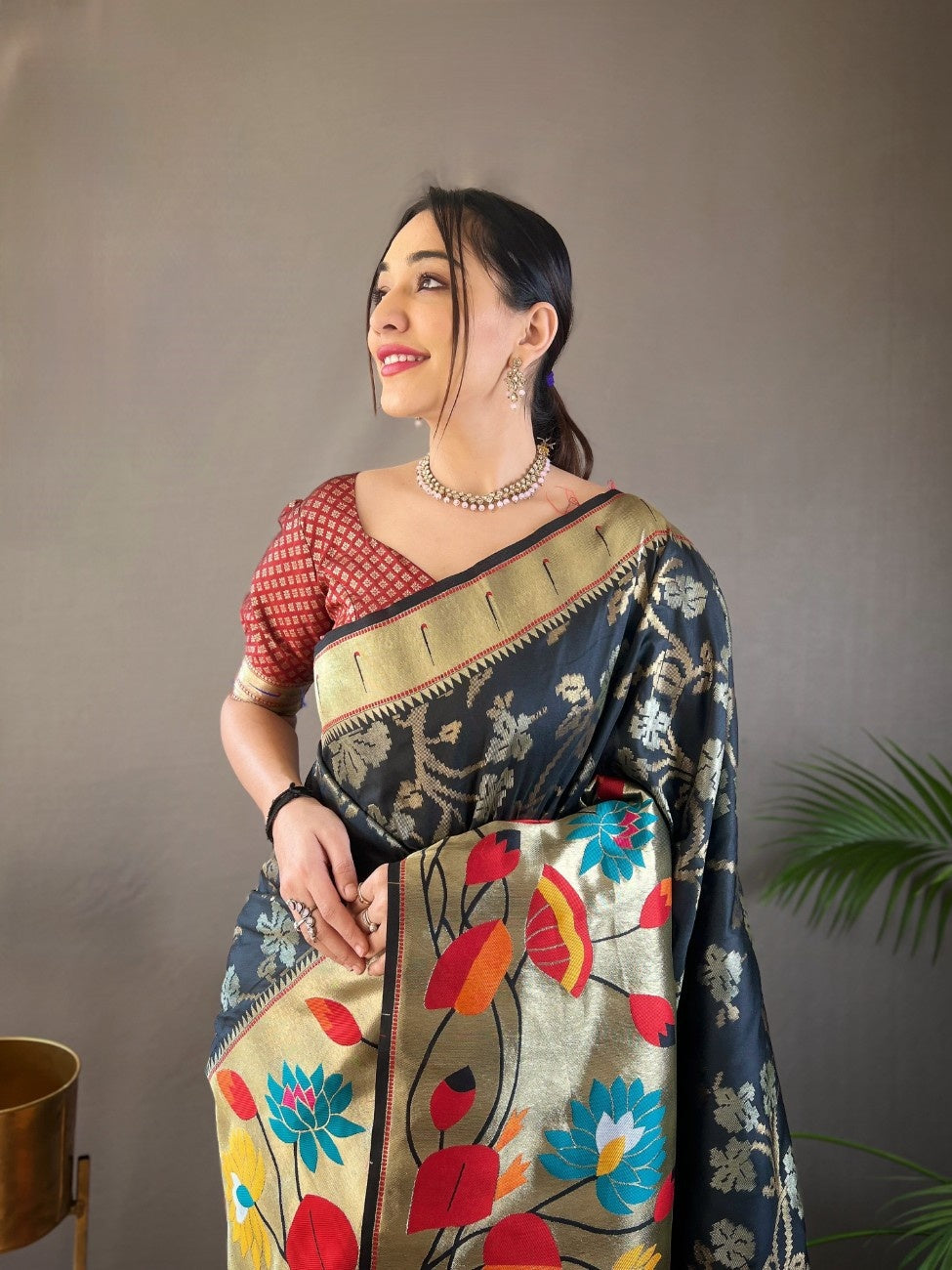 Pure Paithani Silk Saree