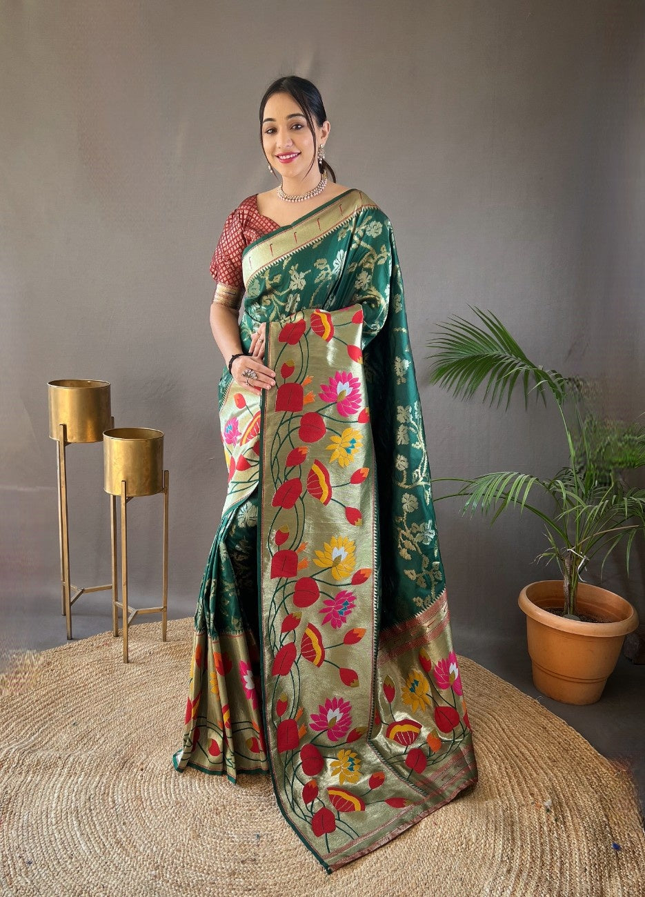 Pure Paithani Silk Saree