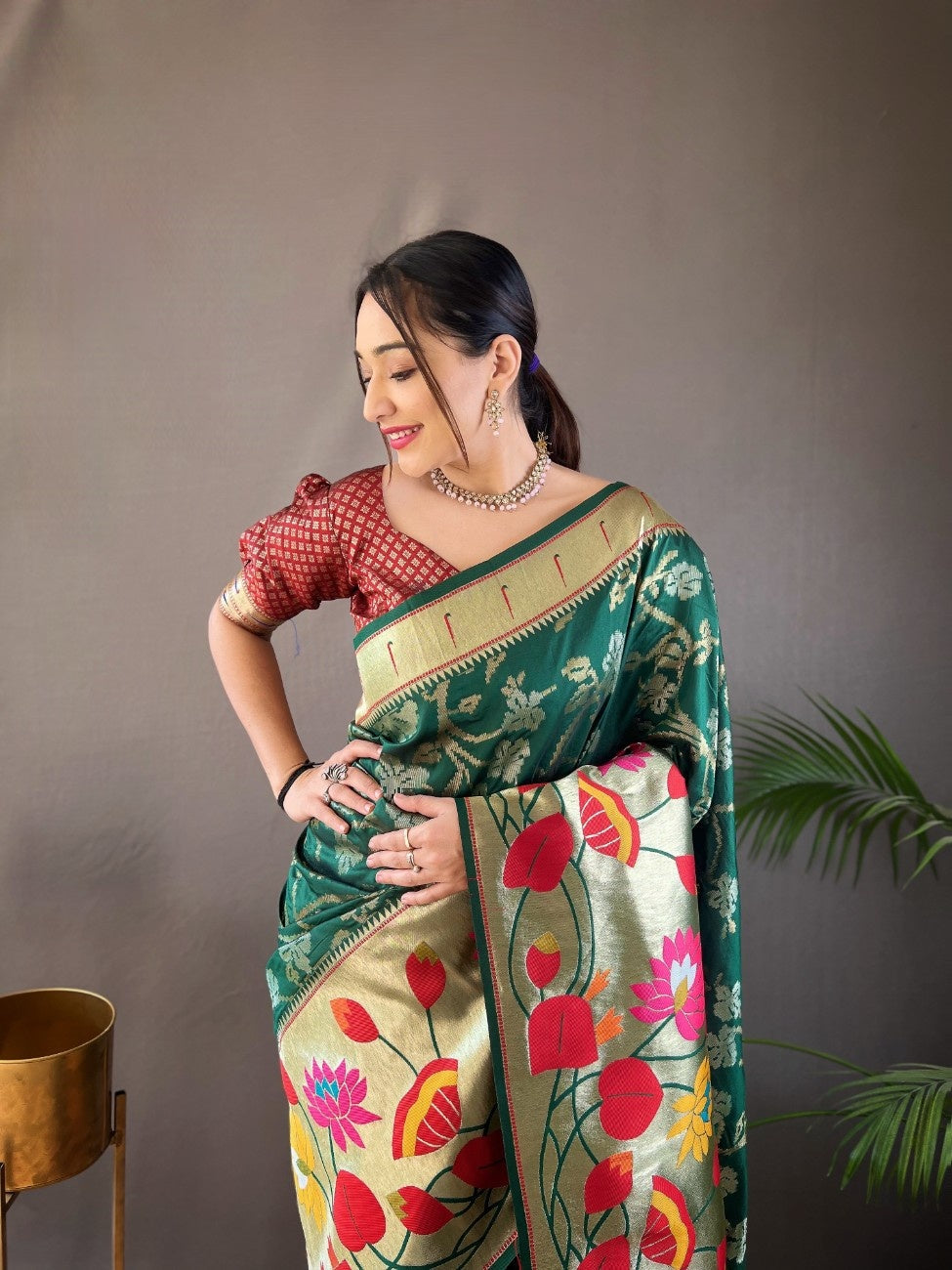 Pure Paithani Silk Saree