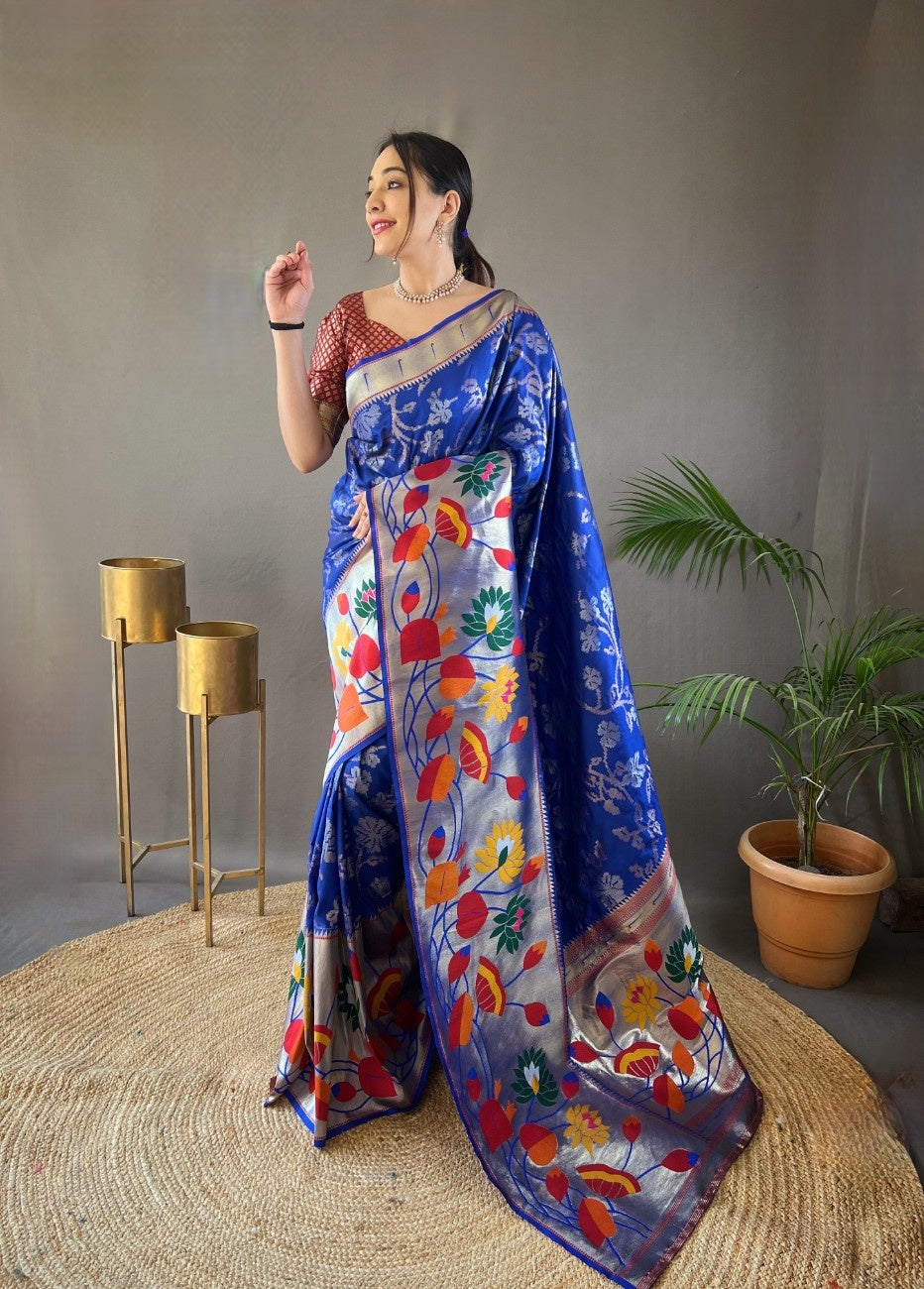 Pure Paithani Silk Saree