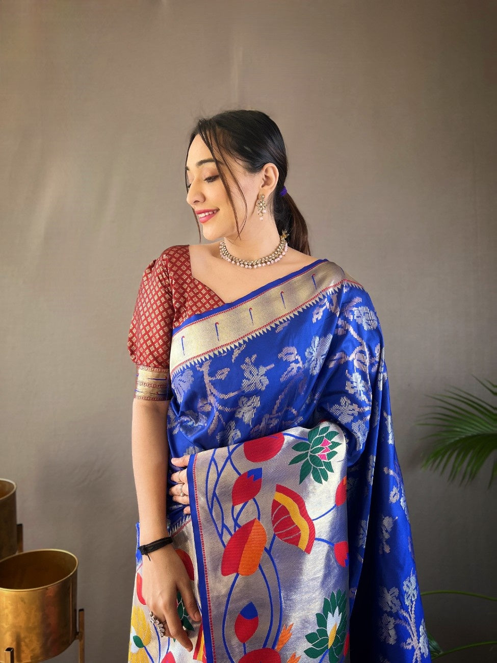 Pure Paithani Silk Saree
