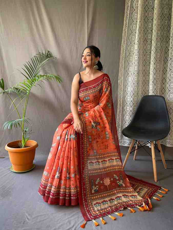 Malai Cotton Saree
