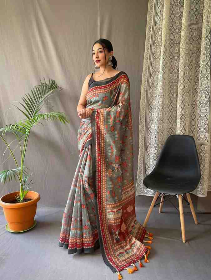 Malai Cotton Saree