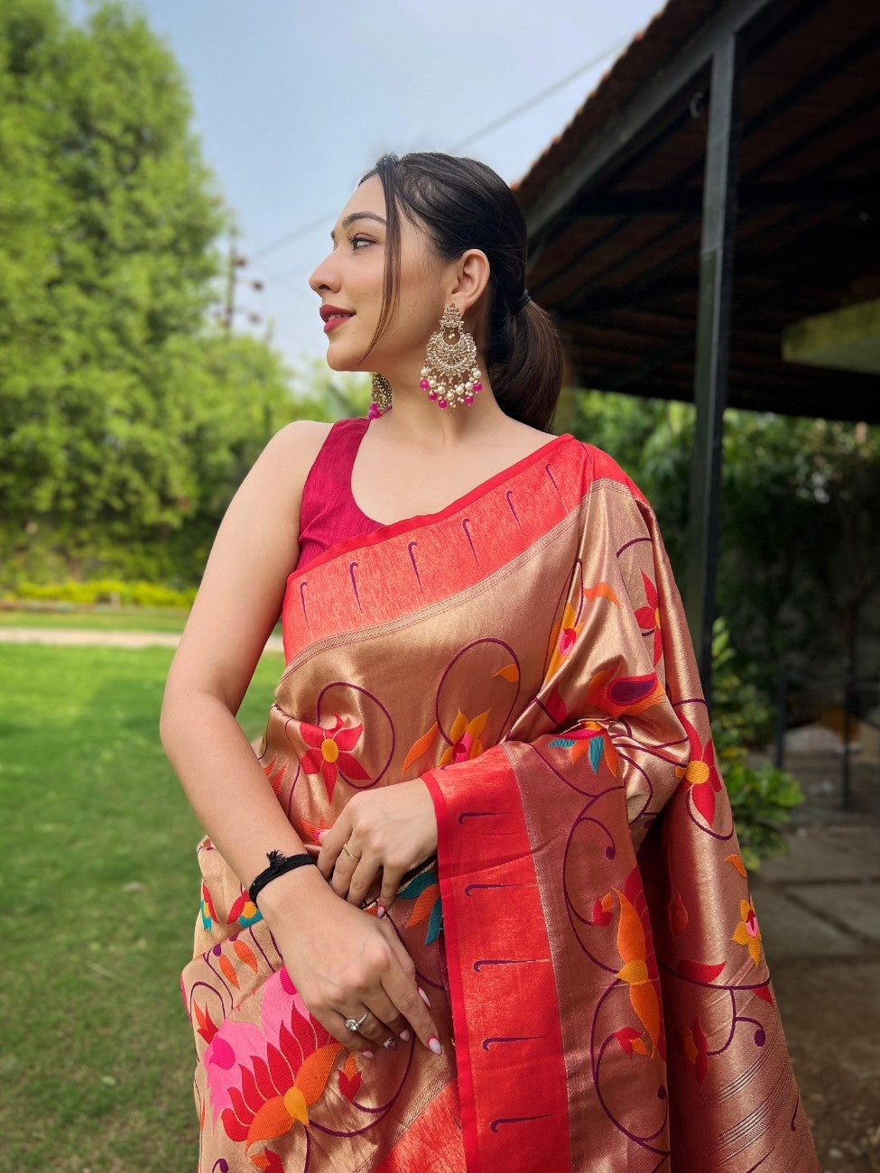 Premium Paithani Silk Sarees