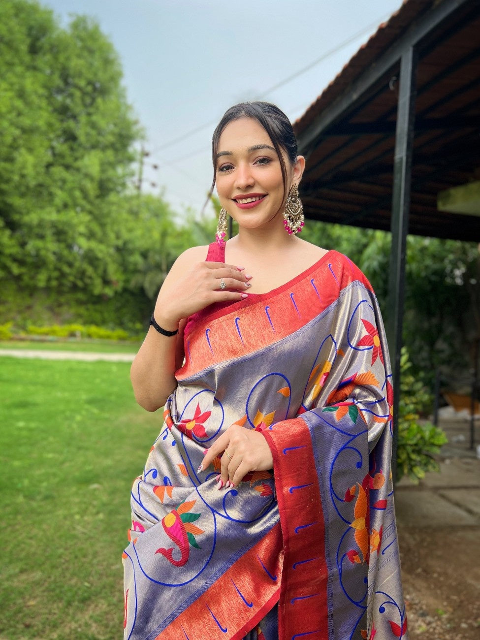 Premium Paithani Silk Sarees