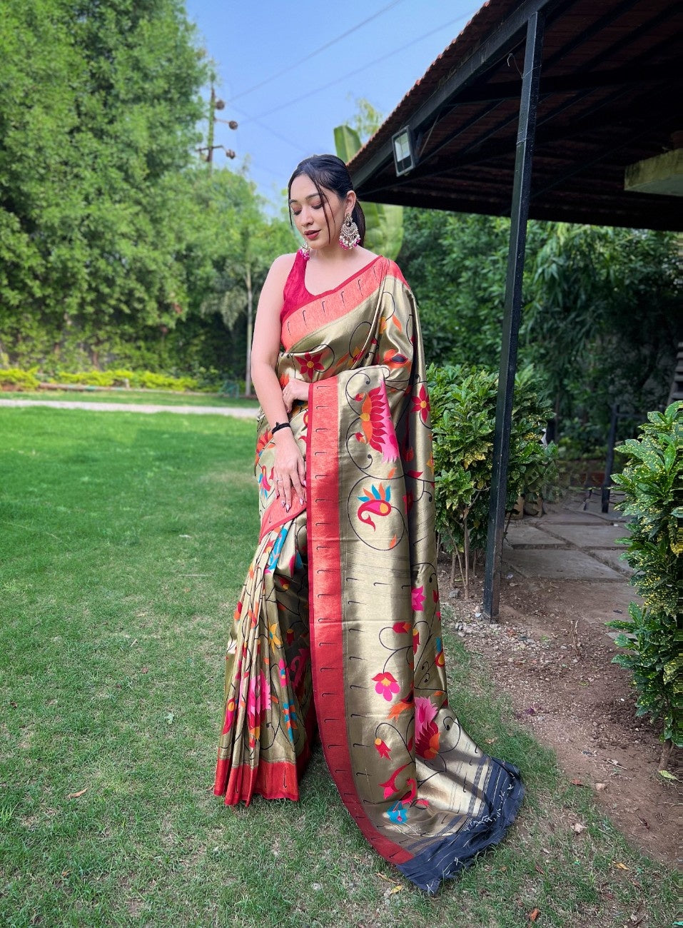 Premium Paithani Silk Sarees