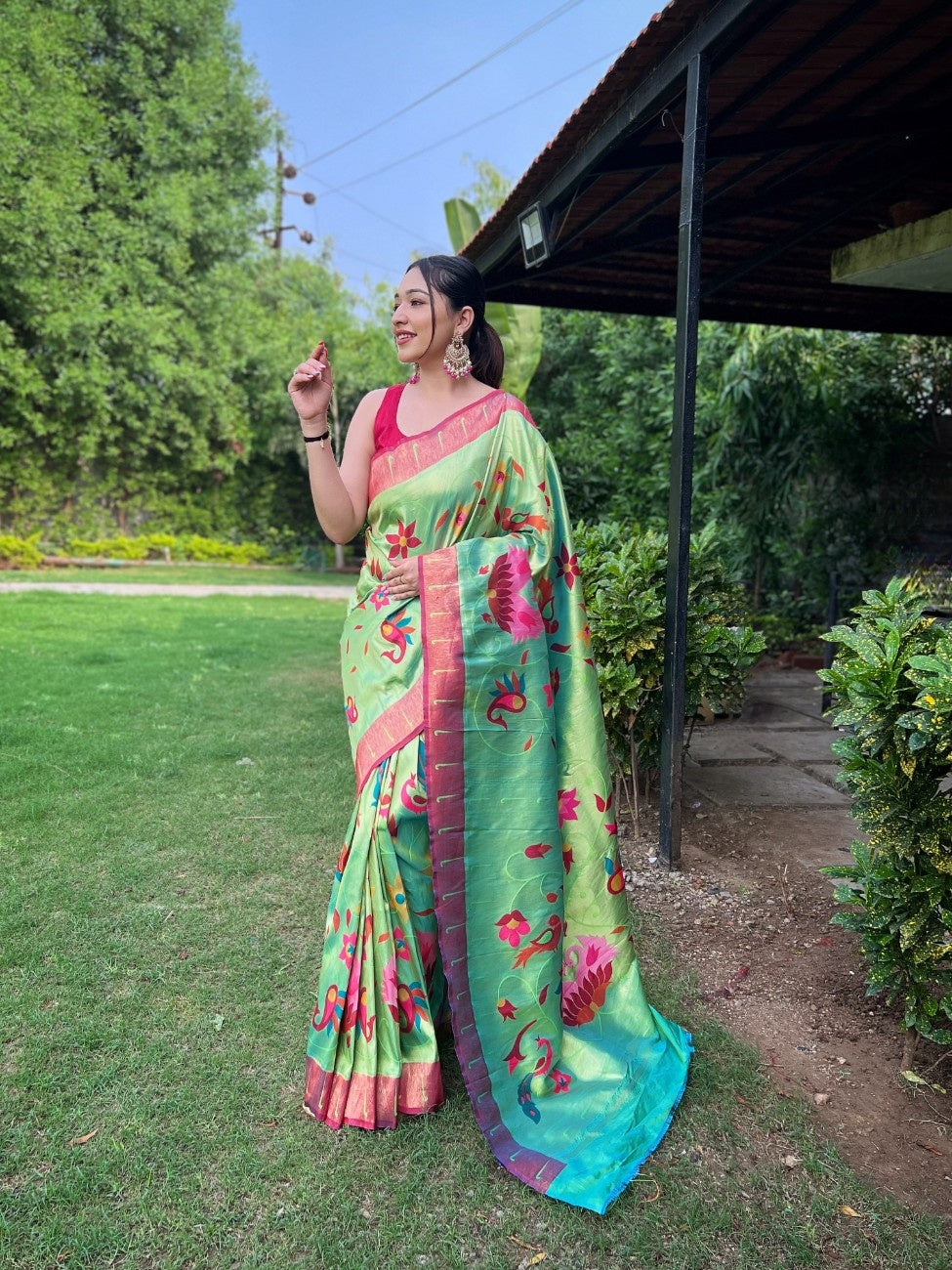 Premium Paithani Silk Sarees