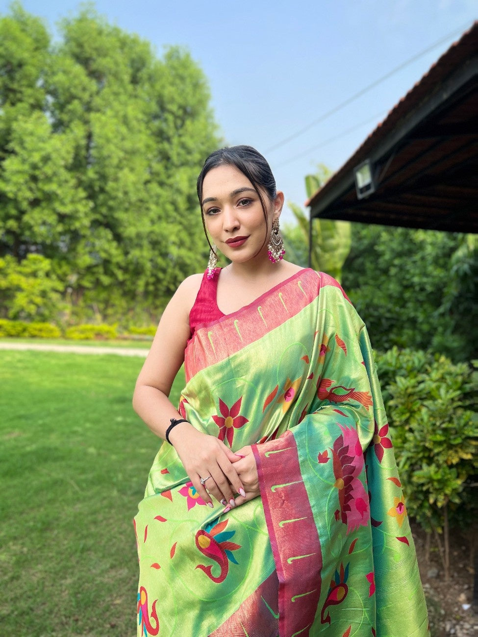 Premium Paithani Silk Sarees