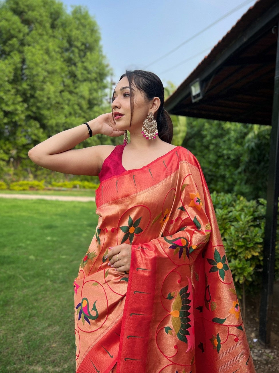 Premium Paithani Silk Sarees