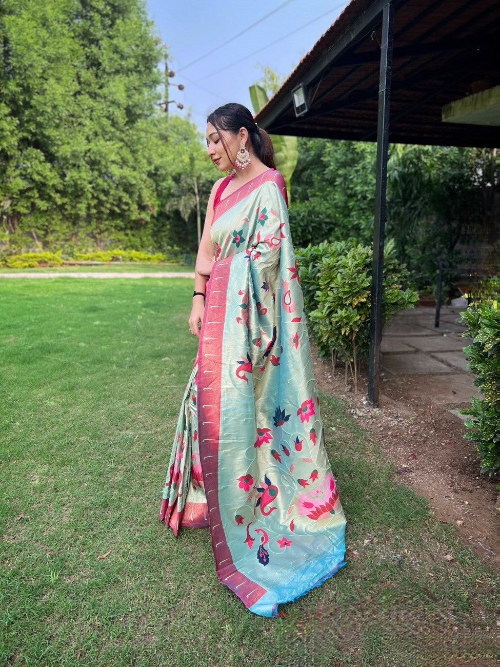 Premium Paithani Silk Sarees