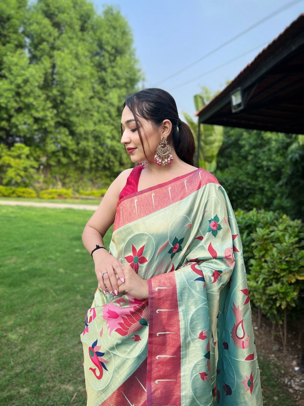 Premium Paithani Silk Sarees