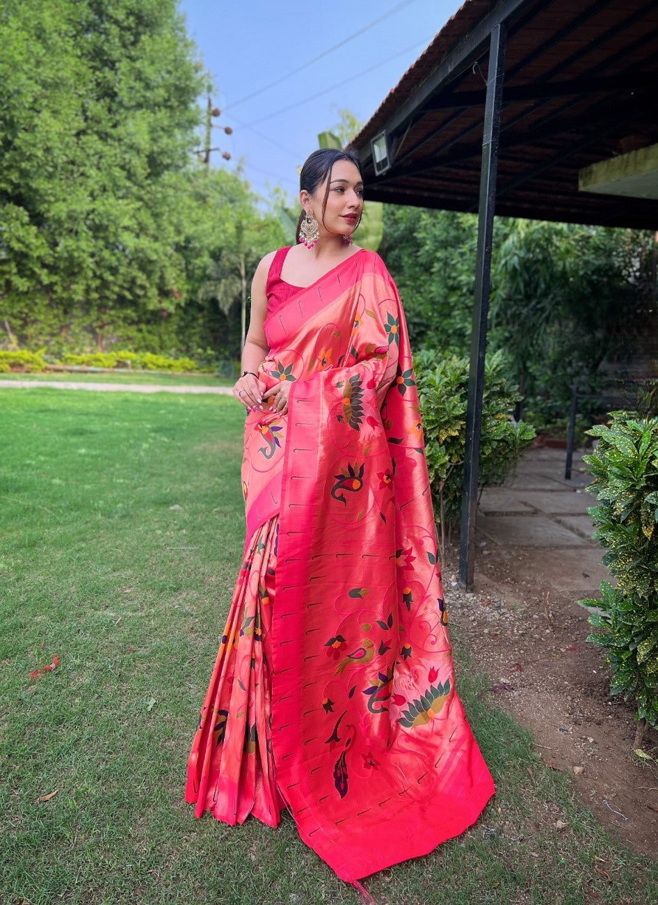 Premium Paithani Silk Sarees