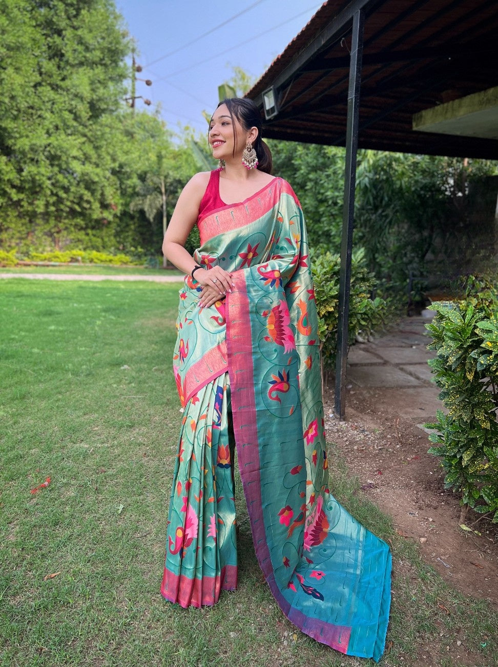 Premium Paithani Silk Sarees