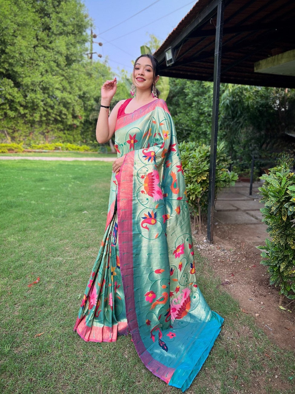 Premium Paithani Silk Sarees