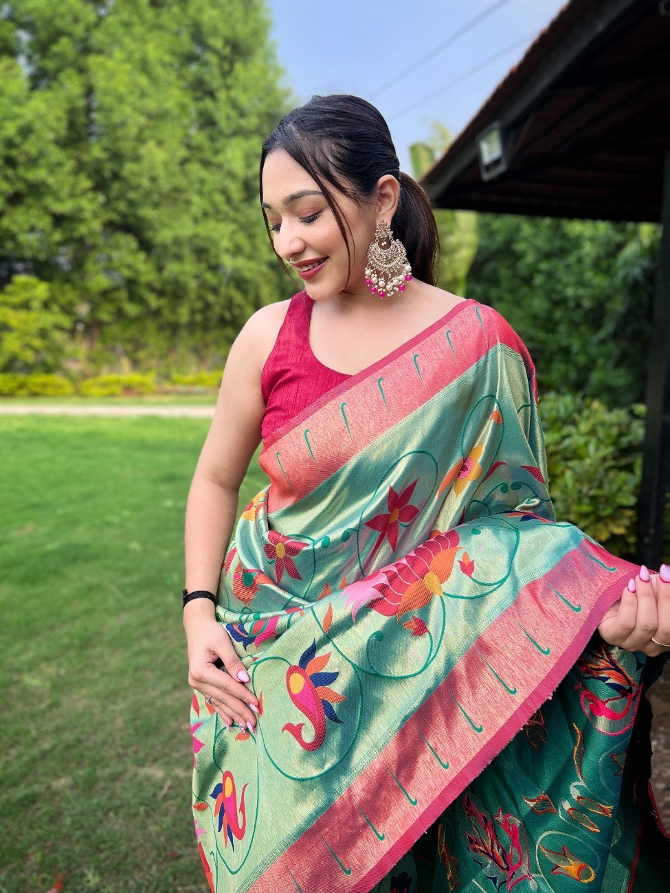 Premium Paithani Silk Sarees