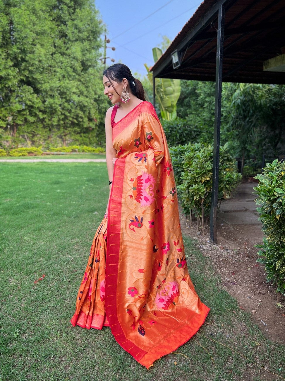 Premium Paithani Silk Sarees