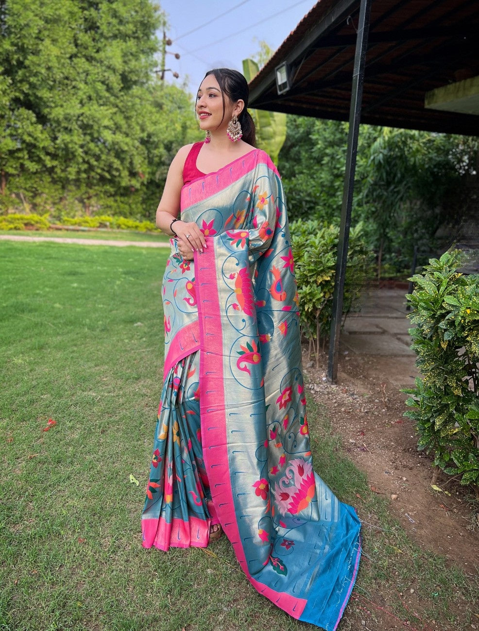 Premium Paithani Silk Sarees