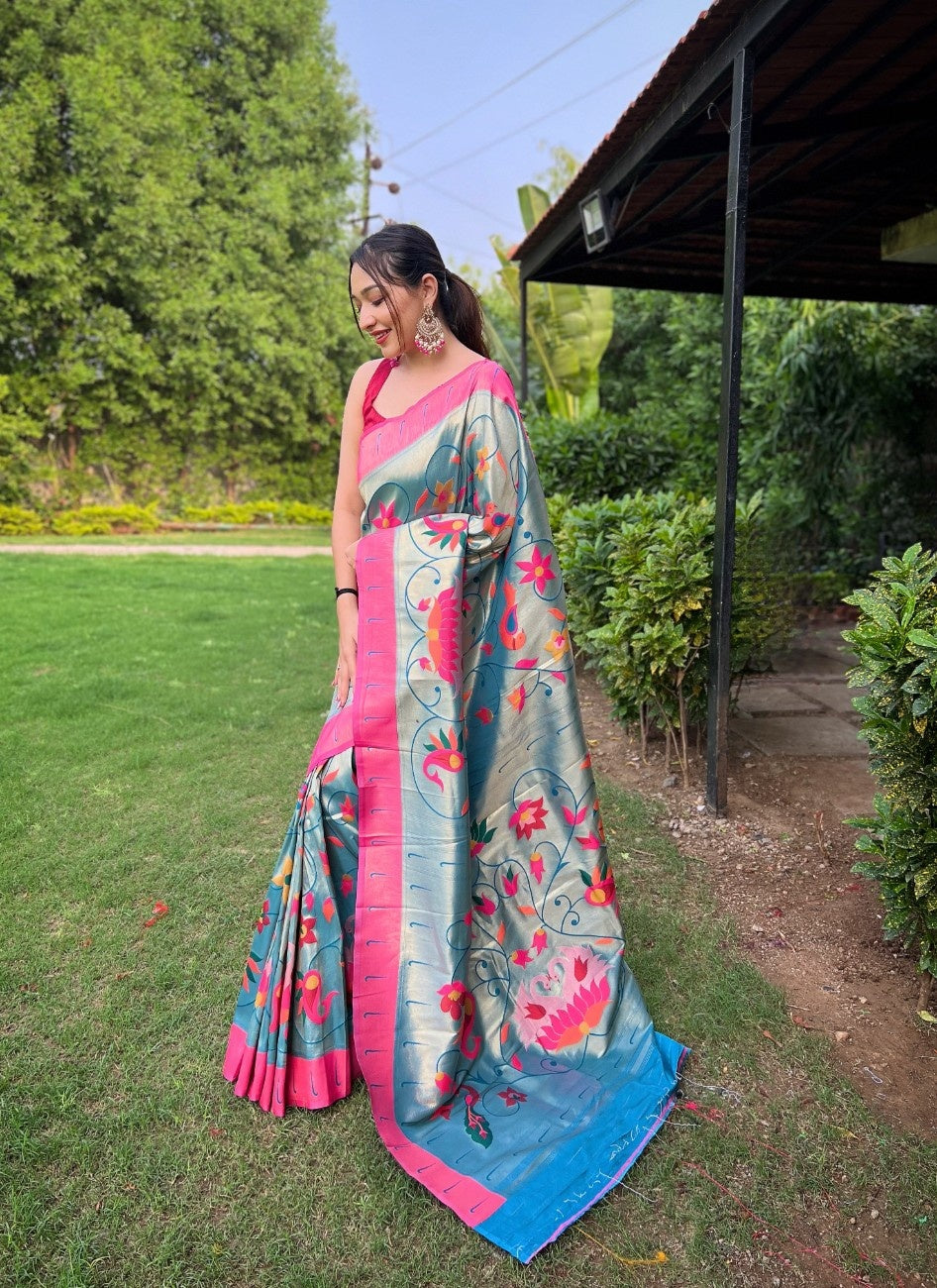 Premium Paithani Silk Sarees