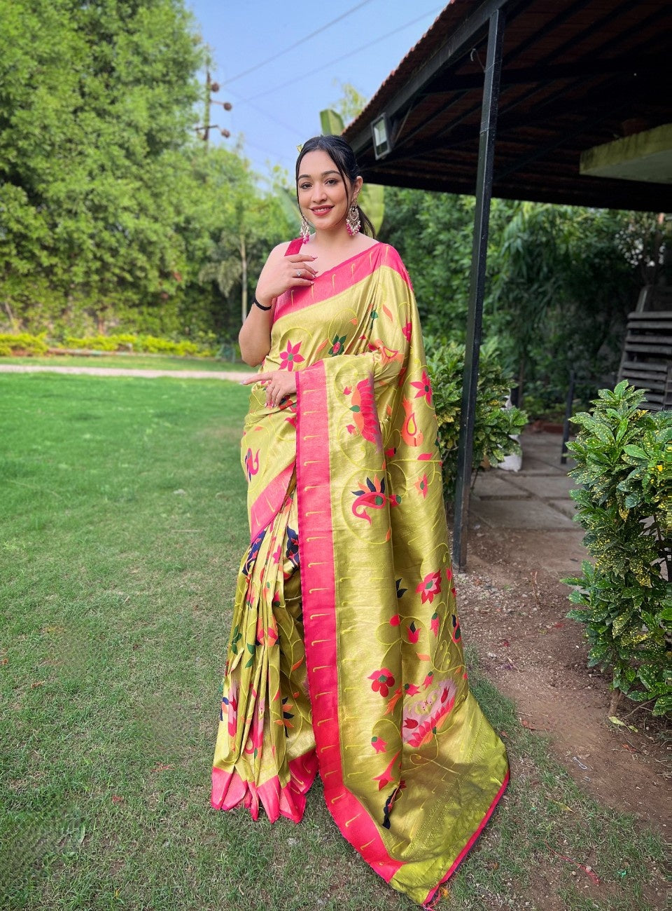 Premium Paithani Silk Sarees