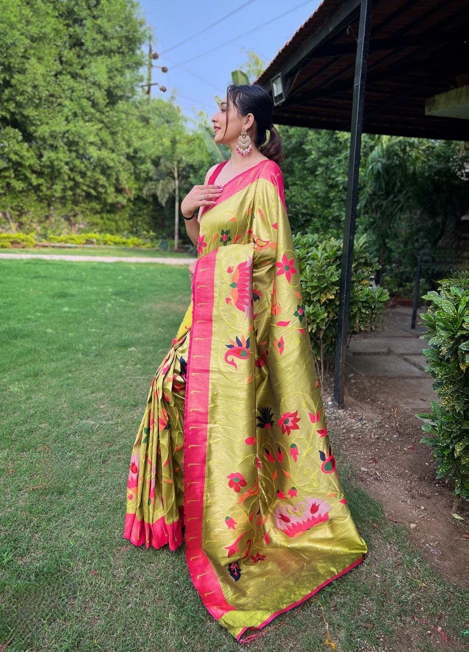Premium Paithani Silk Sarees