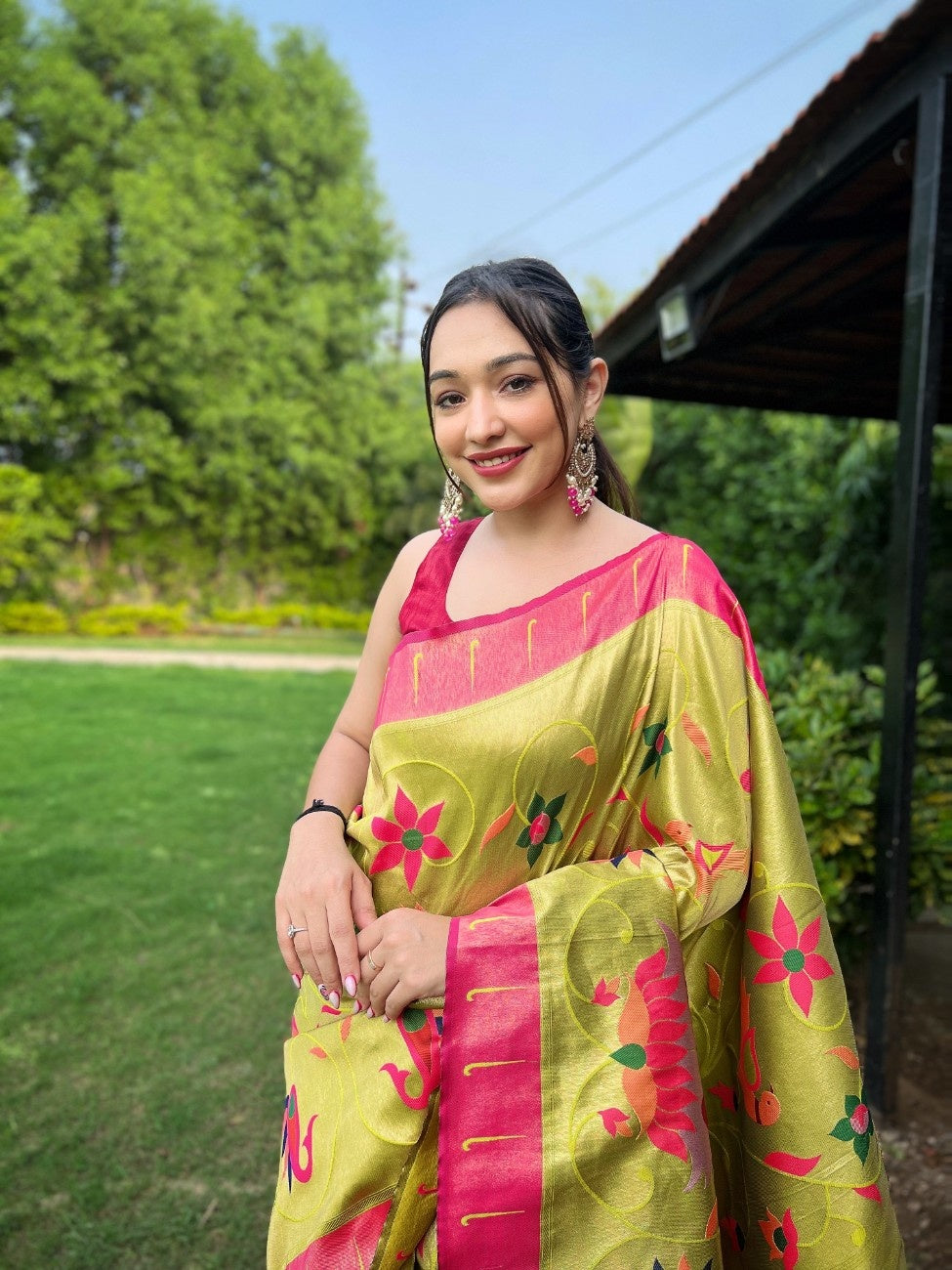 Premium Paithani Silk Sarees