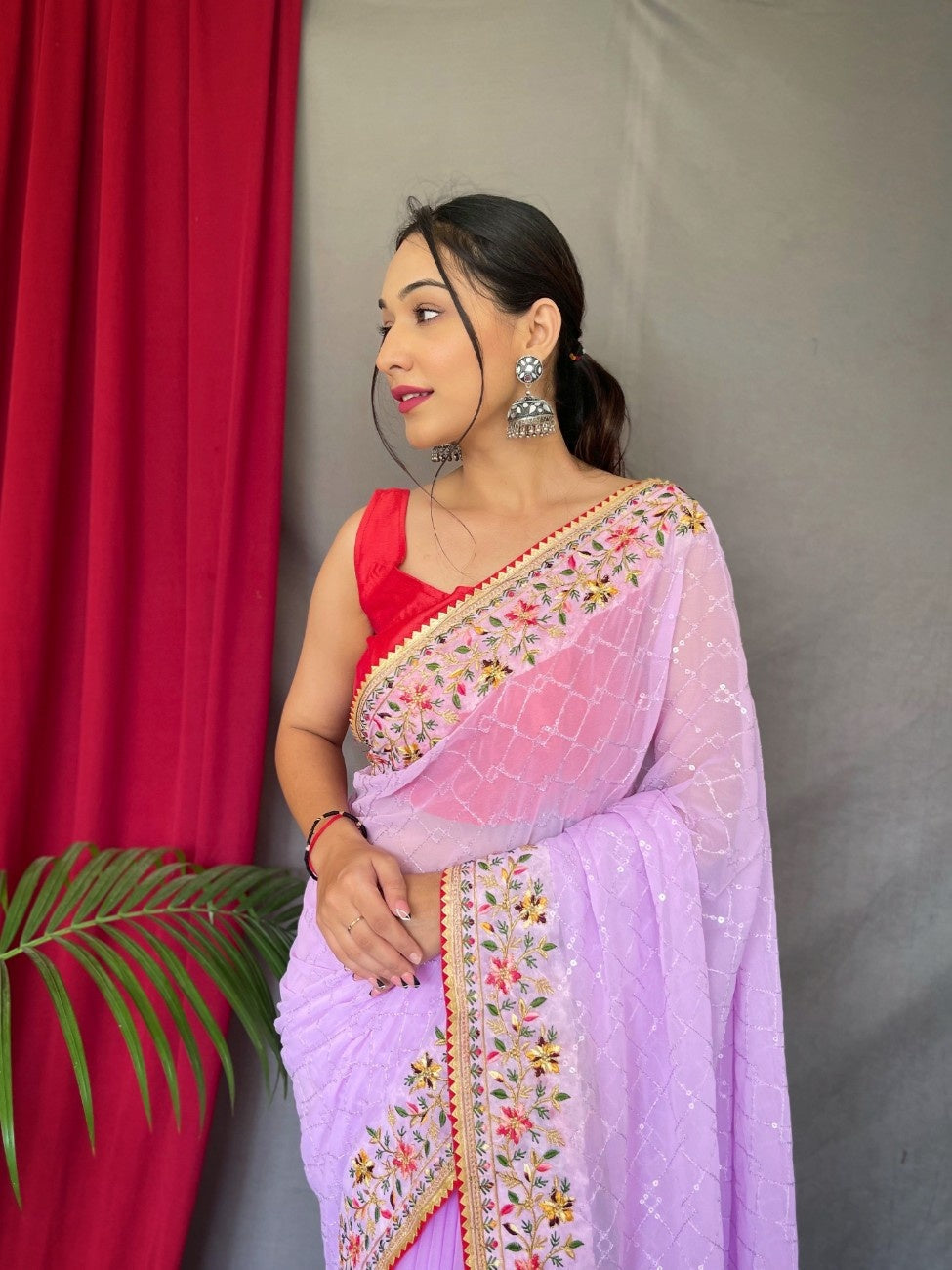 Pure Georgate Saree