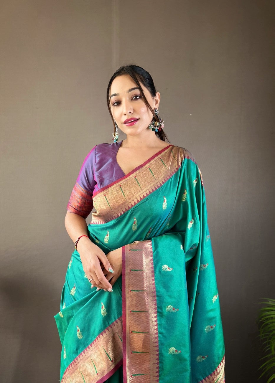 Pure Paithani Silk Saree