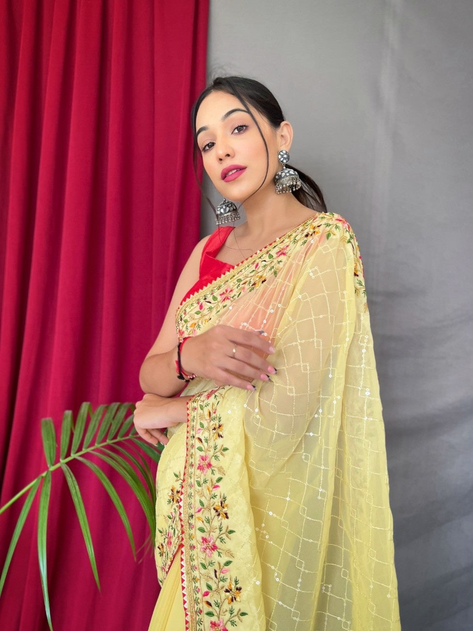 Pure Georgate Saree