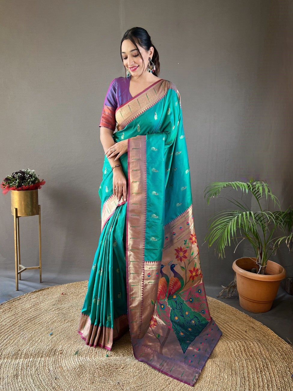 Pure Paithani Silk Saree