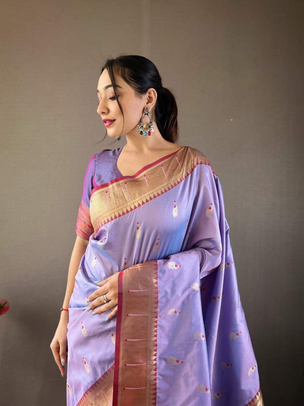 Pure Paithani Silk Saree