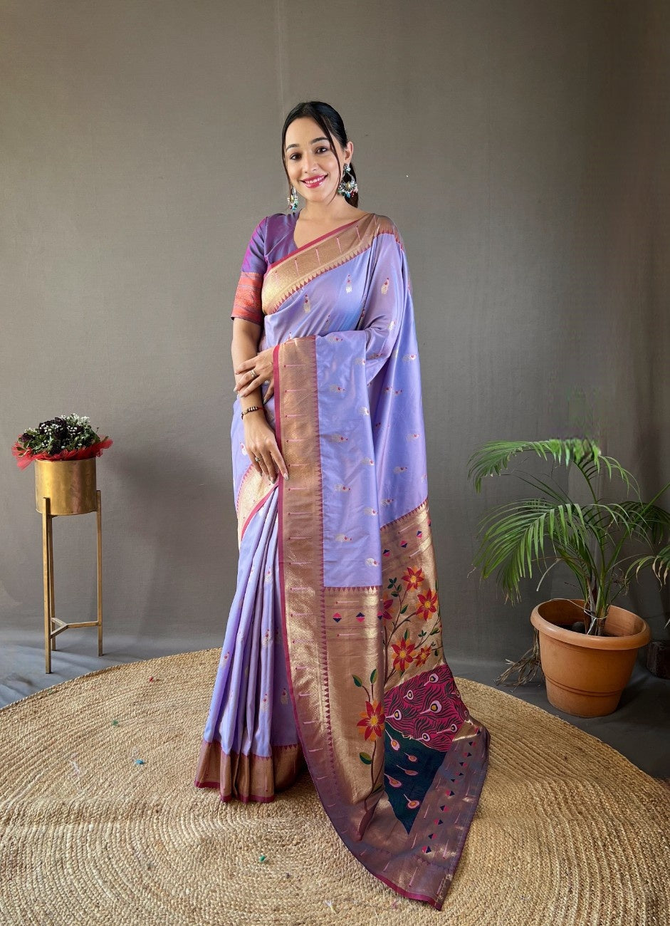 Pure Paithani Silk Saree