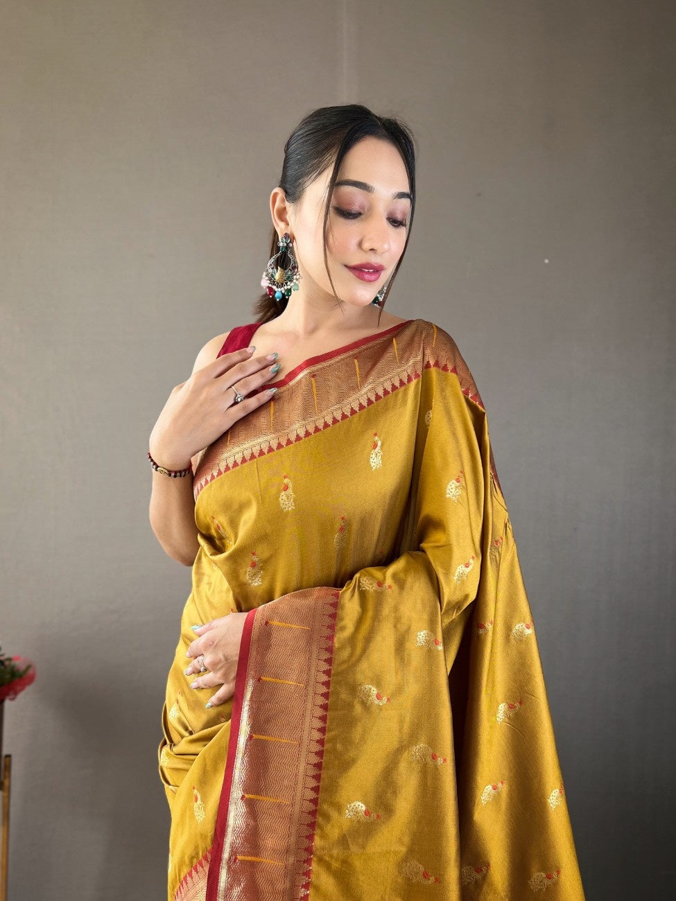 Pure Paithani Silk Saree