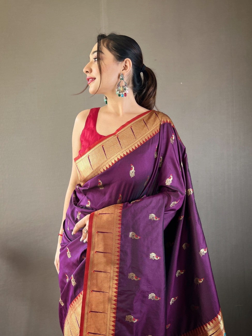 Pure Paithani Silk Saree