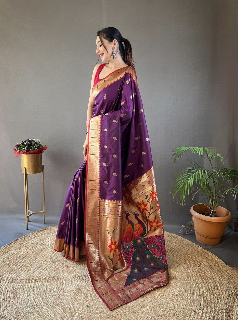Pure Paithani Silk Saree