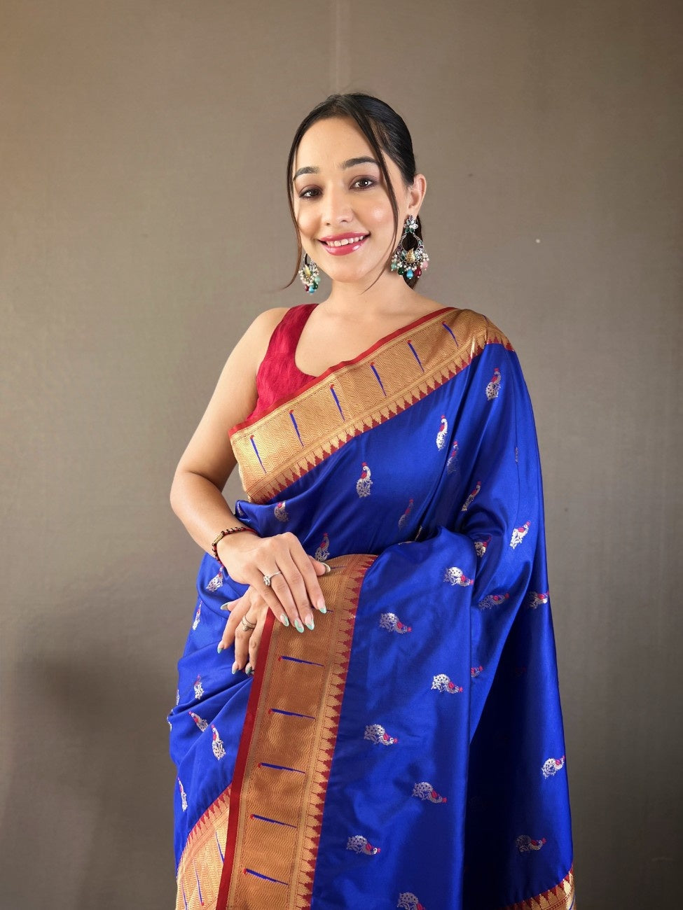 Pure Paithani Silk Saree