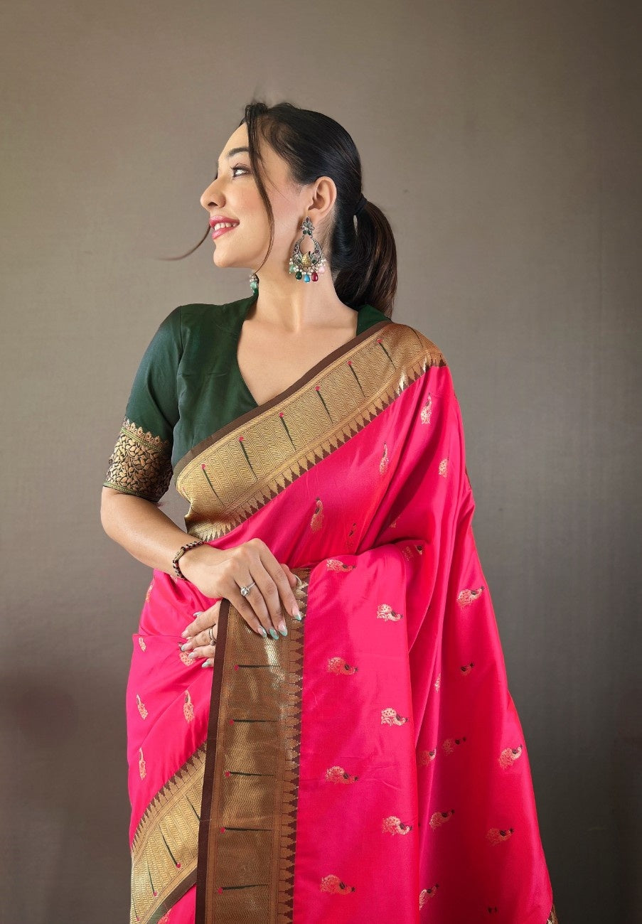 Pure Paithani Silk Saree