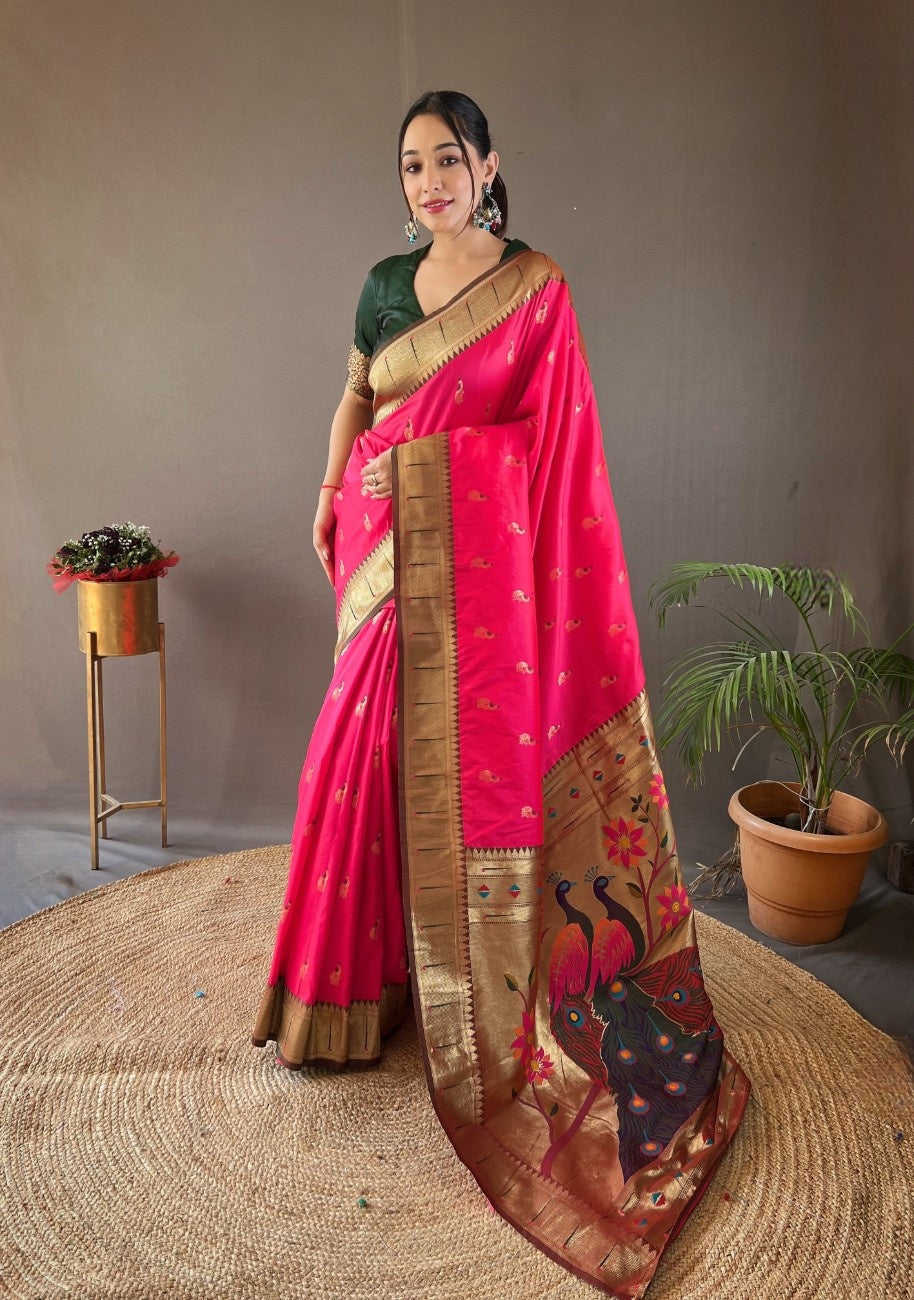 Pure Paithani Silk Saree