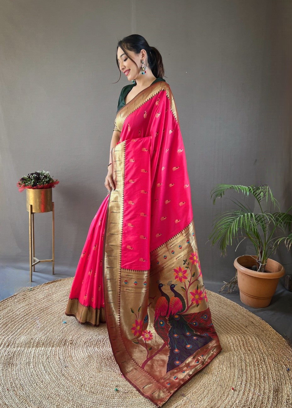 Pure Paithani Silk Saree