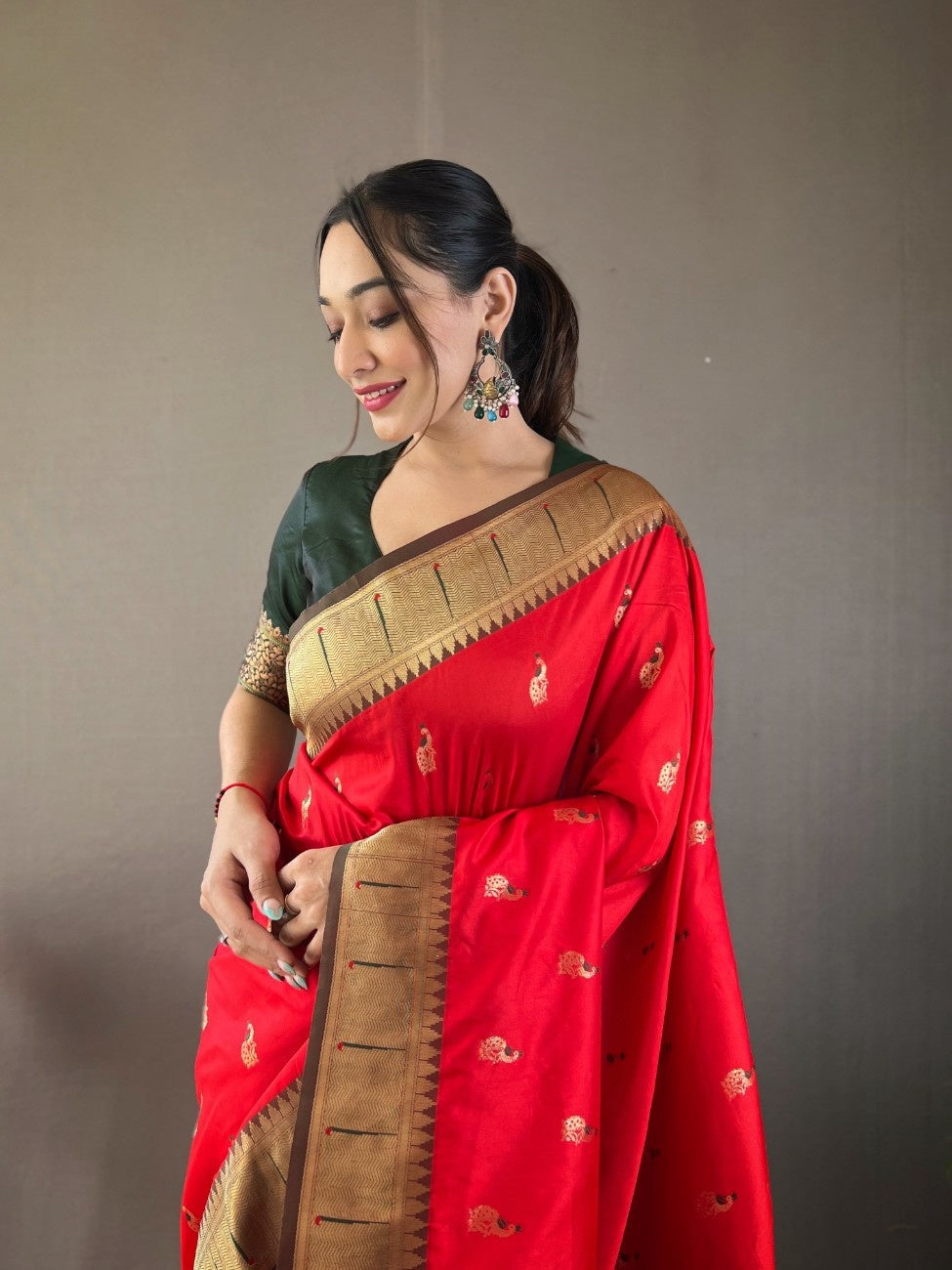 Pure Paithani Silk Saree