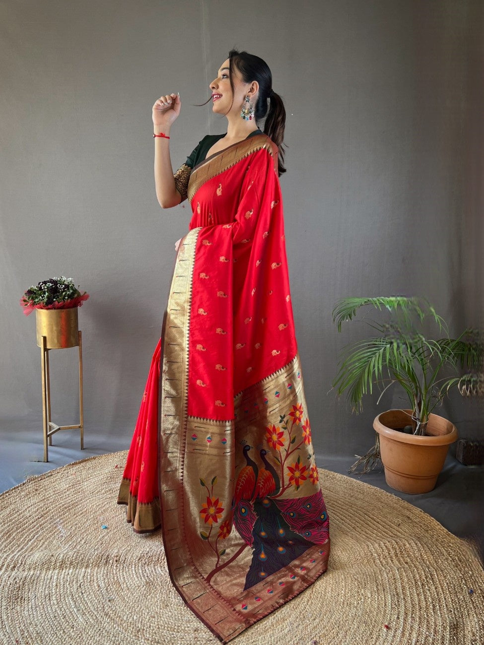 Pure Paithani Silk Saree