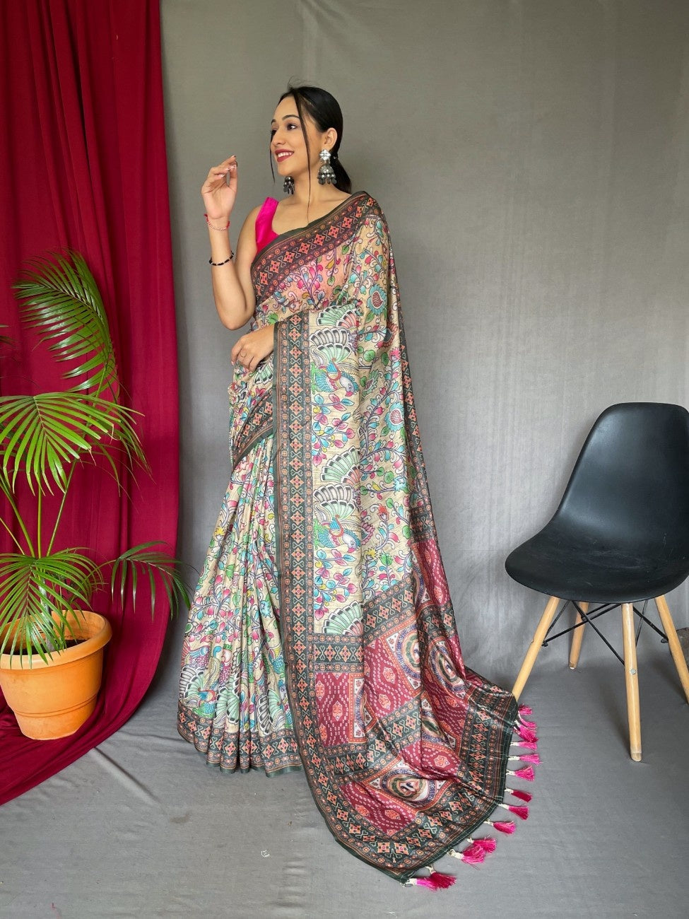 Malai Cotton Saree