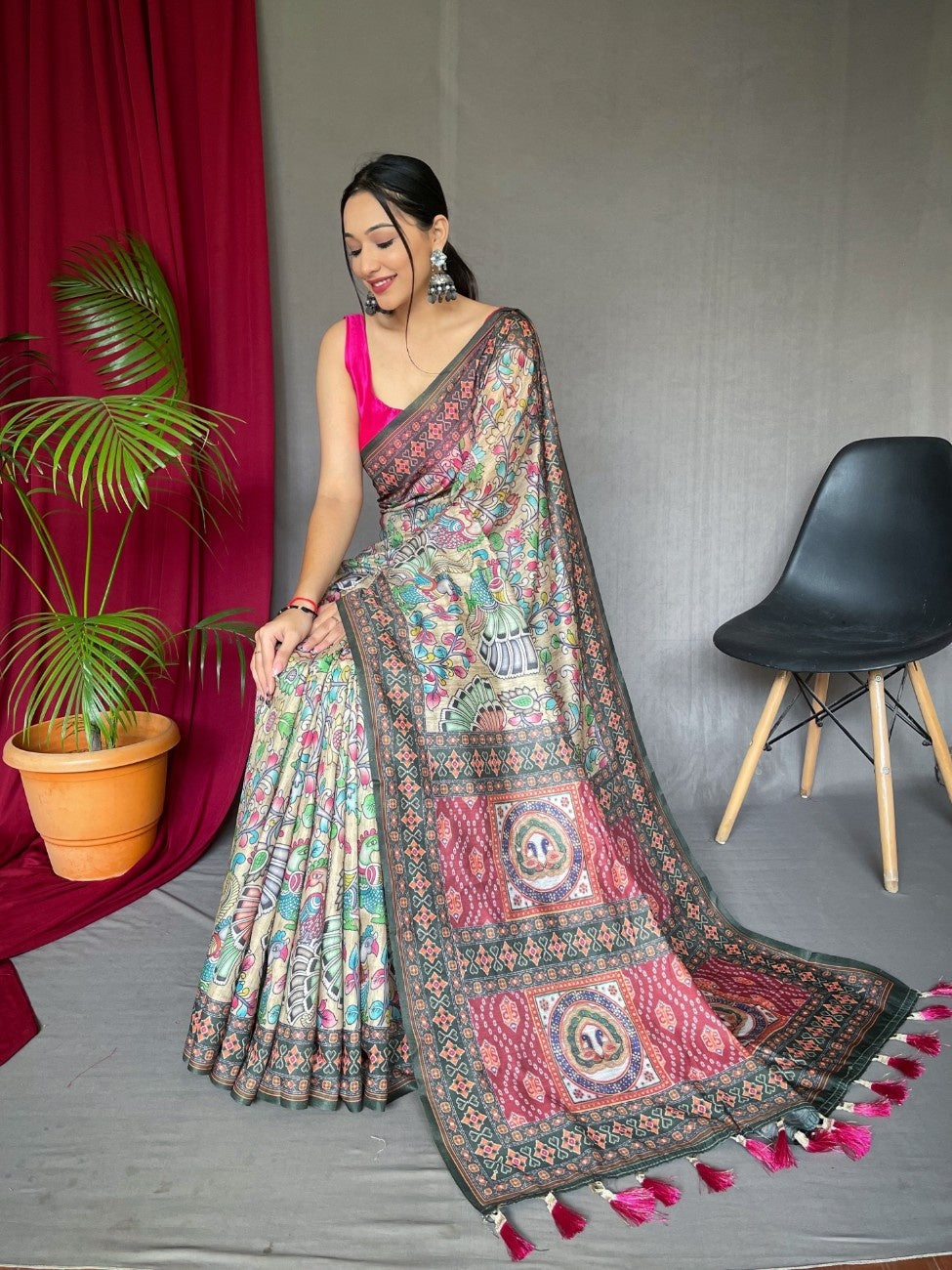 Malai Cotton Saree
