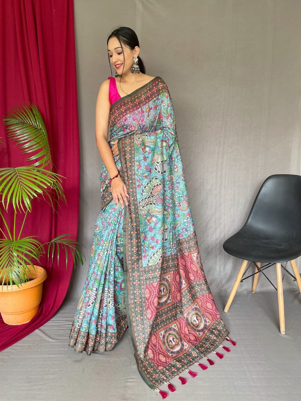 Malai Cotton Saree