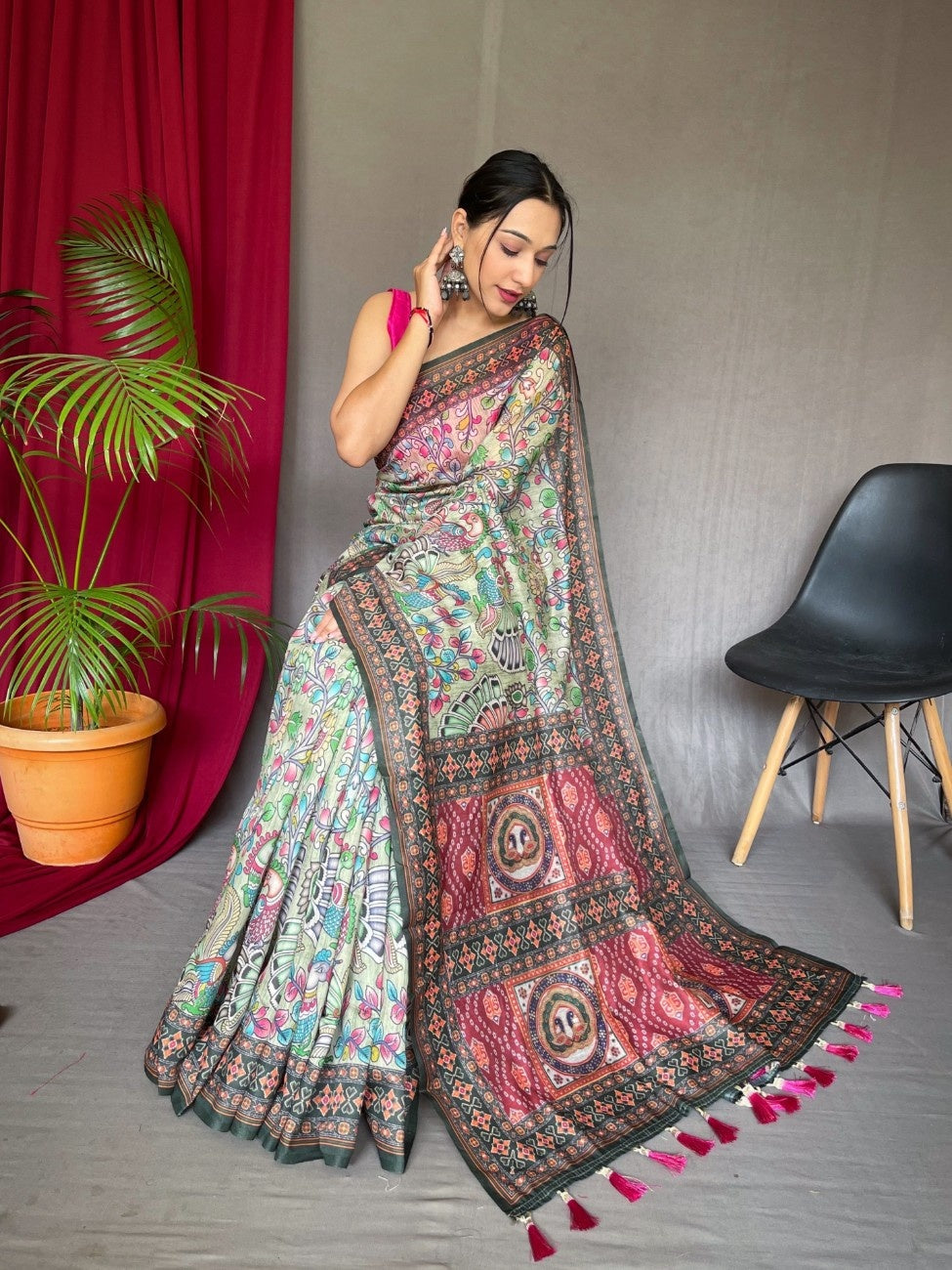 Malai Cotton Saree
