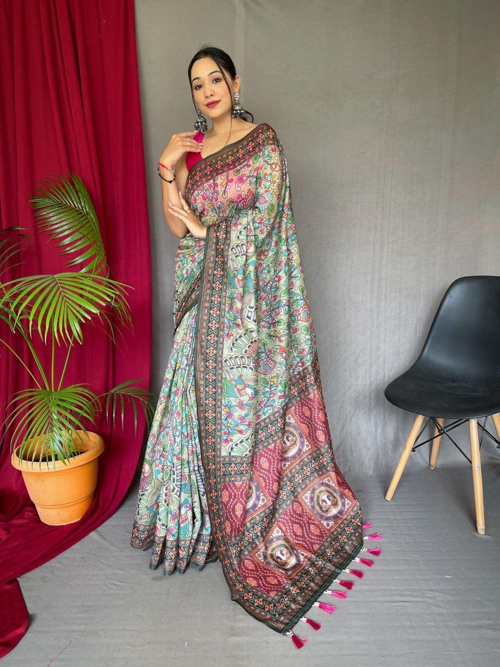 Malai Cotton Saree